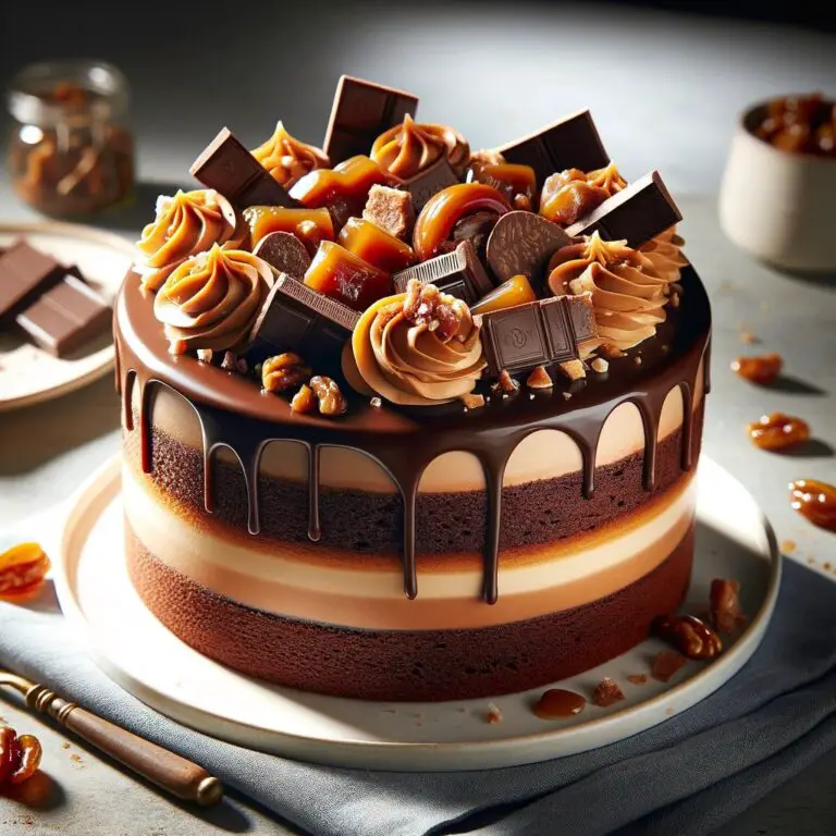 Cake Noisette Chocolat au Lait Caramel