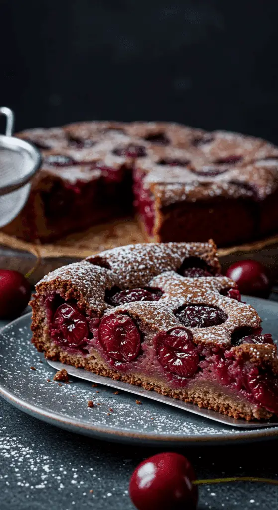 Clafoutis Chocolat-Cerises facile
