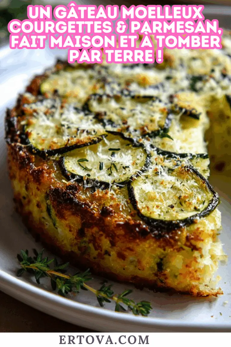 Gâteau moelleux courgettes et parmesan