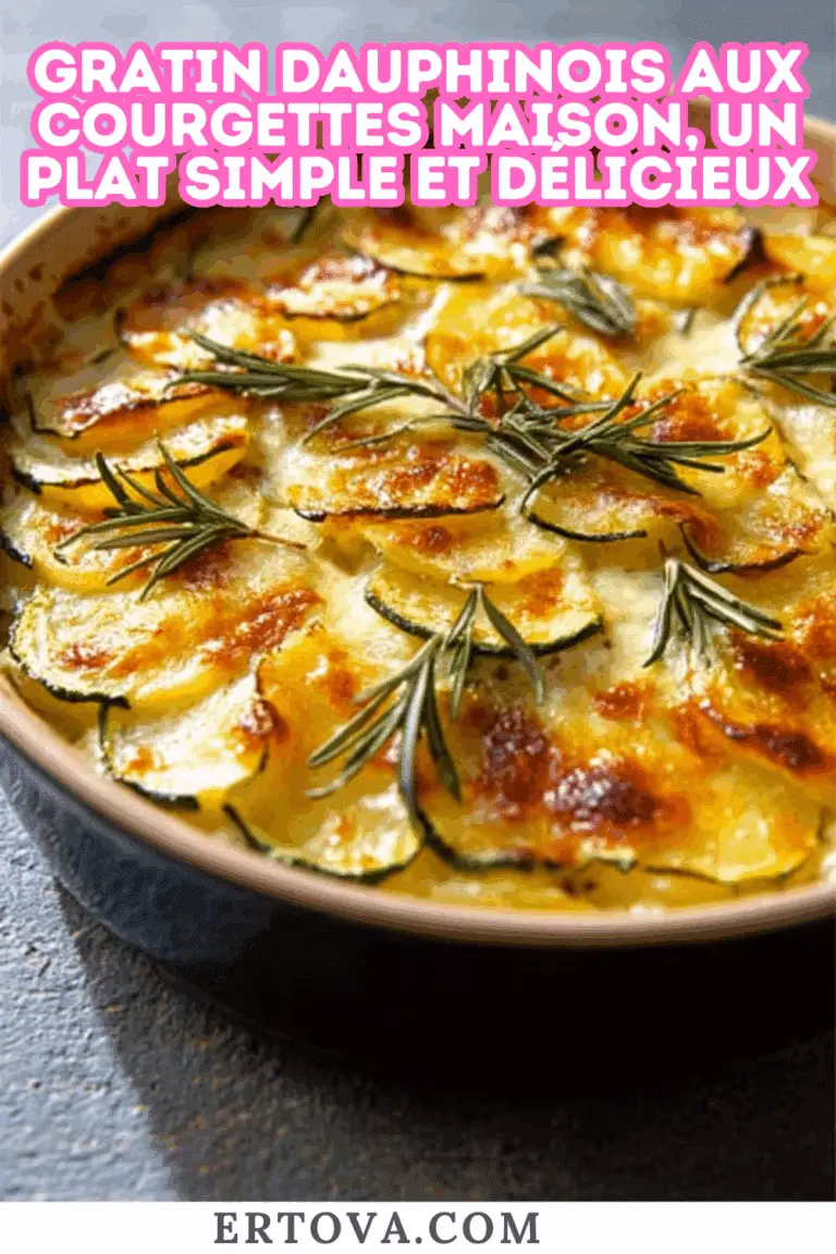 Gratin Dauphinois aux Courgettes Maison
