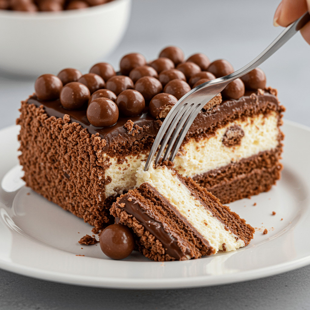 Part de Crunchoko dessert chocolaté
