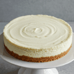 Cheesecake sans cuisson avec base biscuits et crème fromage