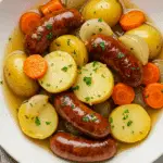 potée aux saucisses et légumes plat traditionnel français cocotte fonte