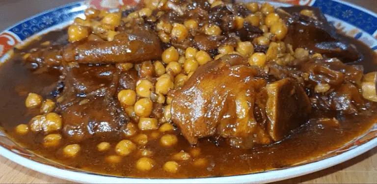 Pieds de Veau à la Marocaine