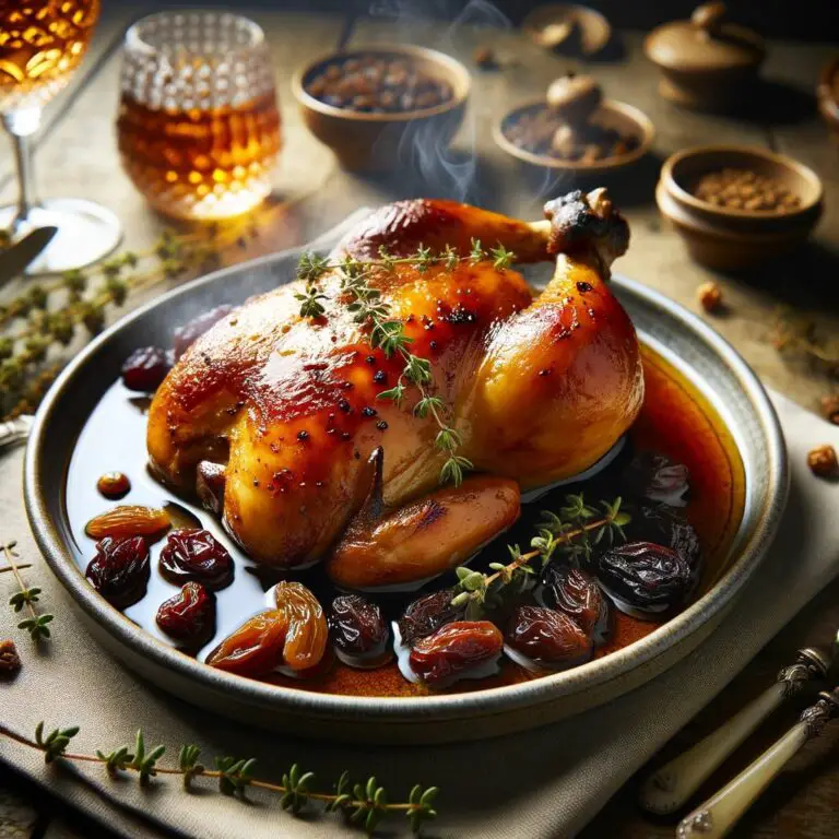 Chapon au Vin de Paille