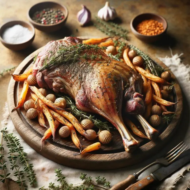 Gigot d’Agneau aux Flageolets Secs