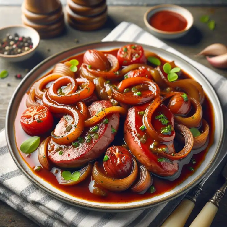 Langues de Porc à la Sauce Charcutière