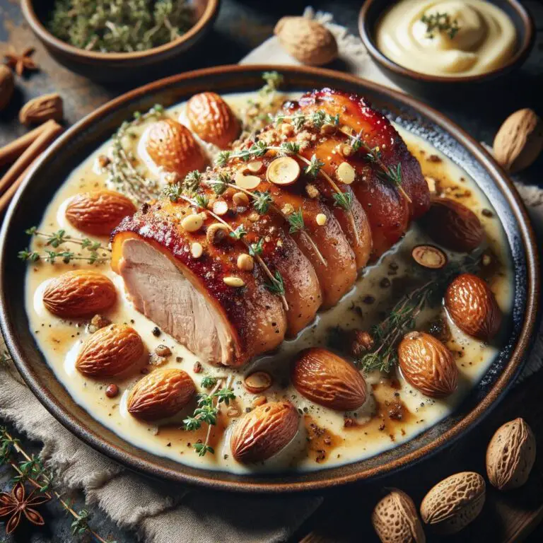 Rôti de Porc au Lait d’Amande