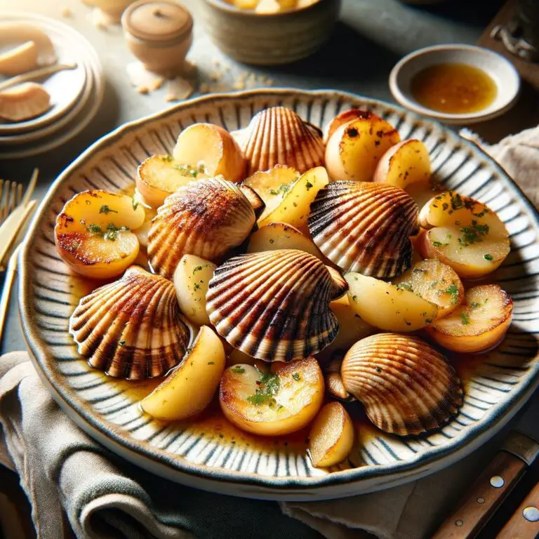 Coquilles Saint-Jacques Poêlées aux Pommes