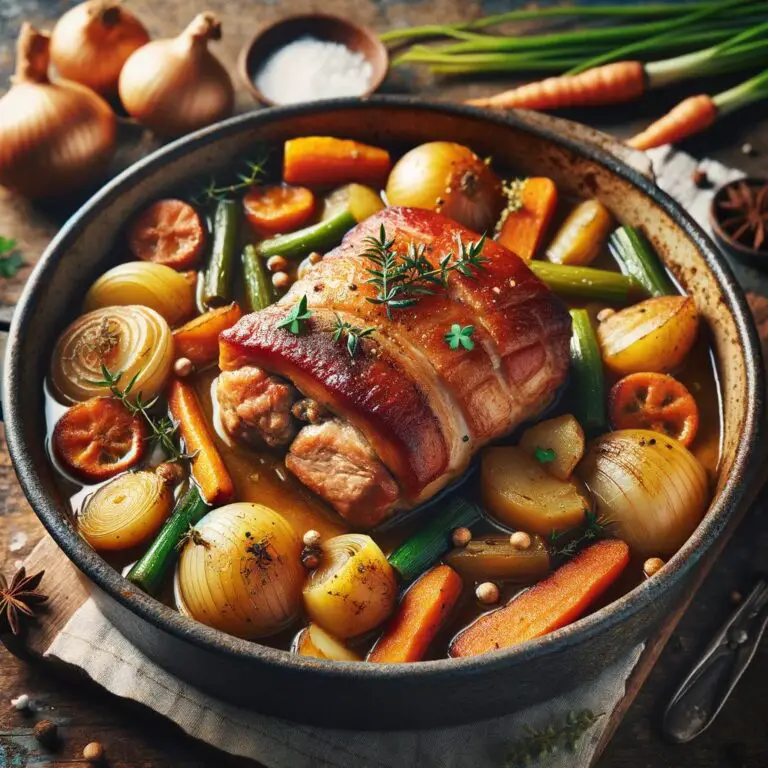 Jarret de Porc à la Bretonne