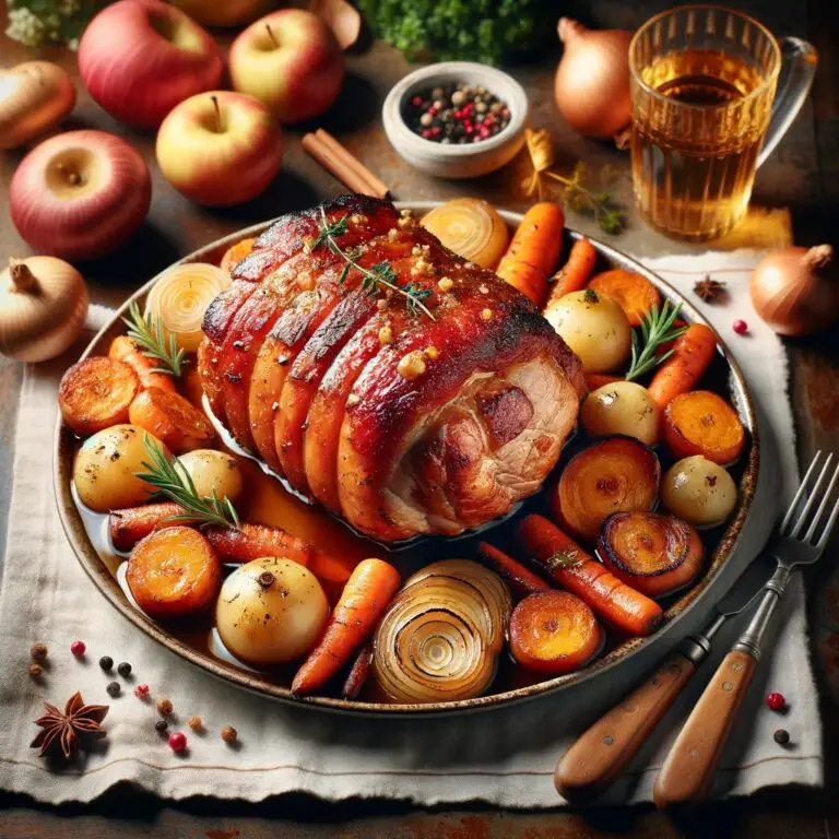 Rôti de Porc au Cidre et Légumes