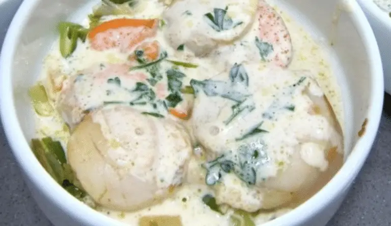 Coquille Saint-Jacques à la Honfleuraise