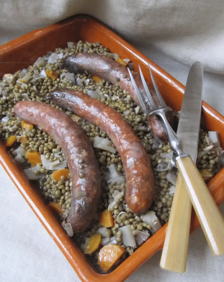 Saucisses aux Lentilles