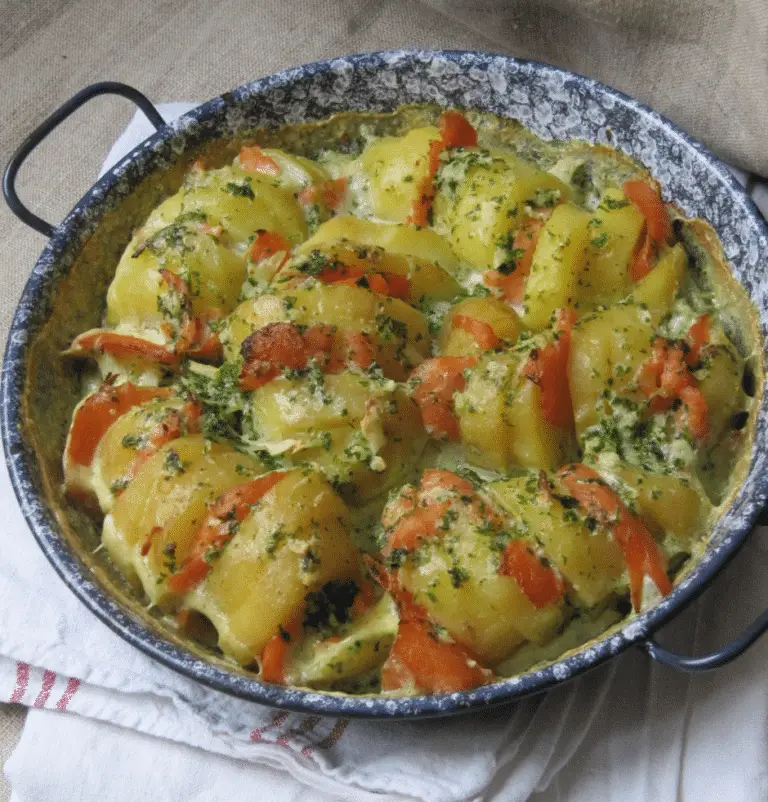 Gratin de Pommes de Terre au Saumon Fumé