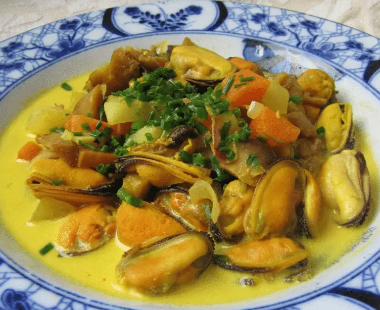 Nage de Moules aux Petits Légumes