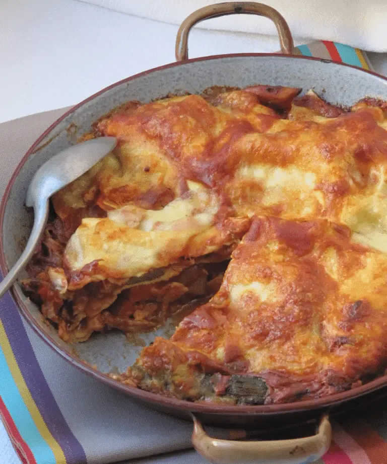 Lasagnes de poulet aux petits légumes