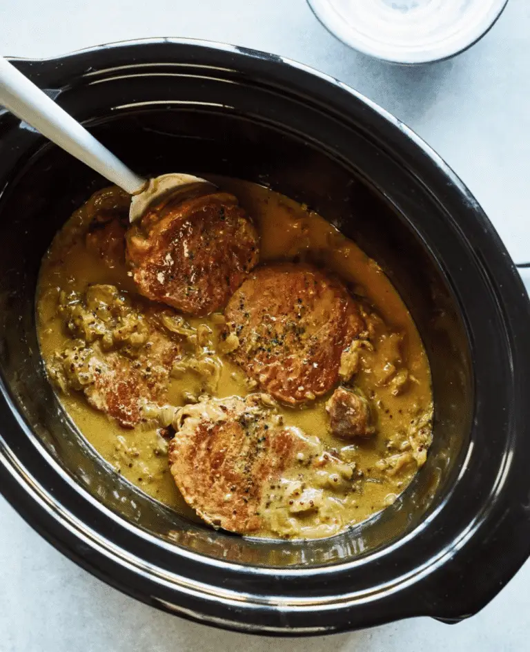 Côtelettes de porc à la moutarde