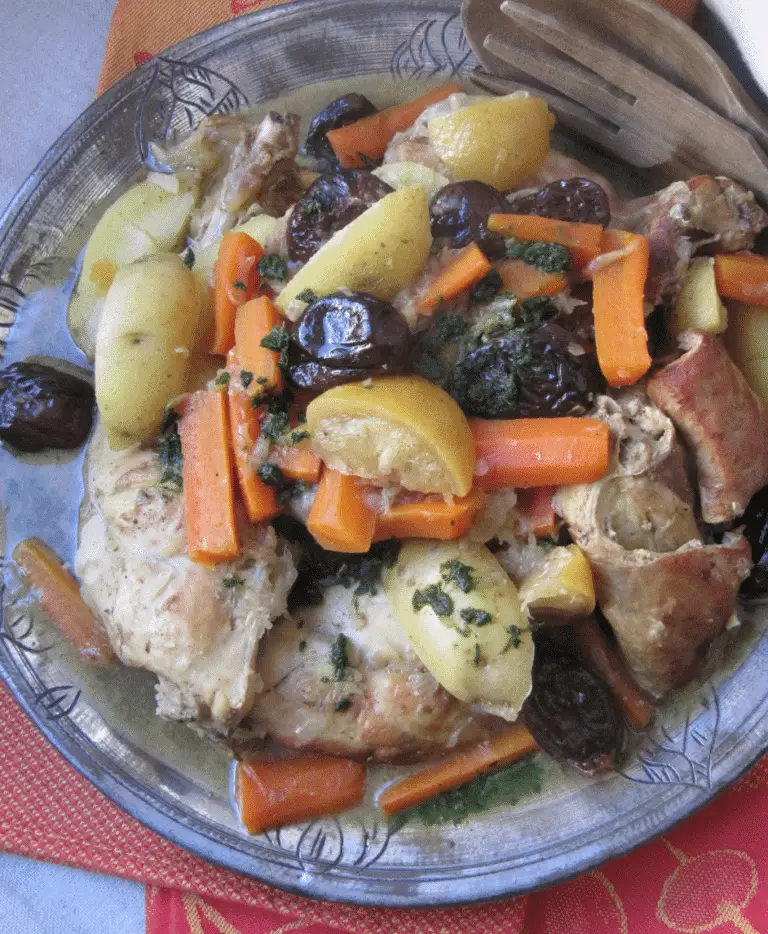 Tajine de lapin au citron confit