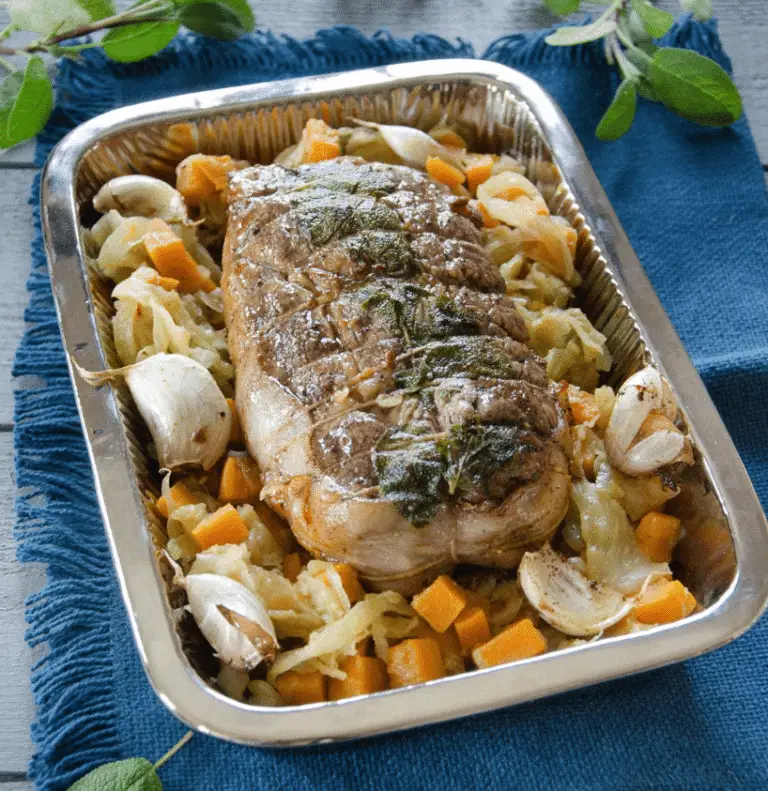 Rôti de veau à la sauge