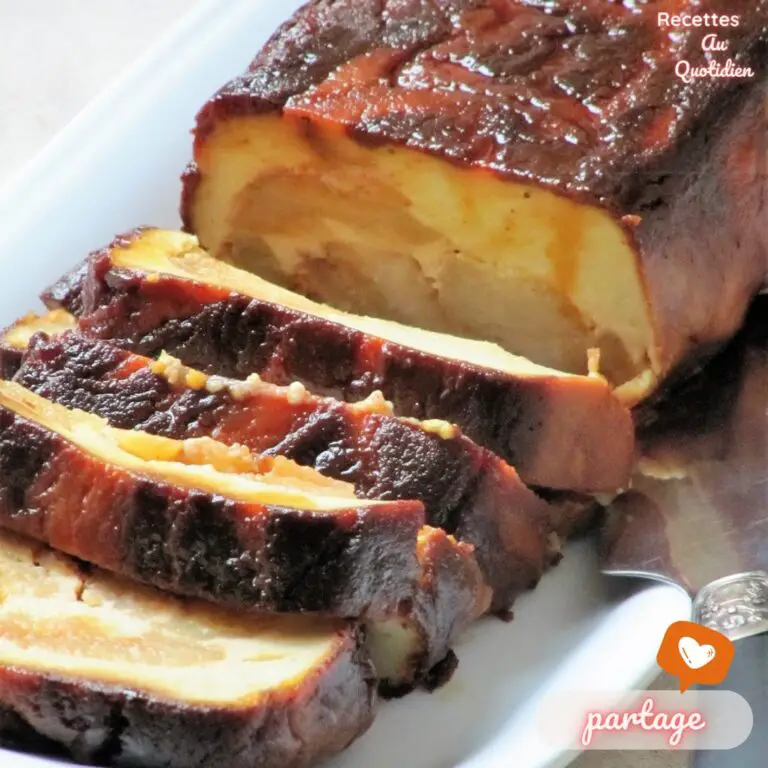 Terrine Exquise de Pommes au Caramel et à la Vanille