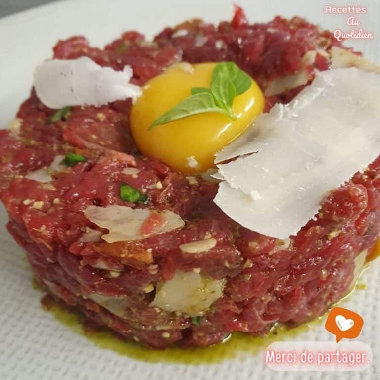 Le Raffinement du Steak Tartare au Bœuf à la Française