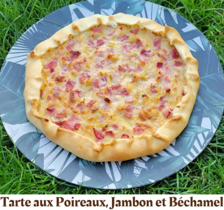 Tarte Croustillante aux Poireaux, Jambon et Béchamel : Une Recette Incontournable
