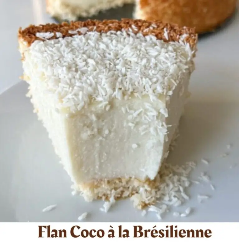 Délice Tropical : Flan Coco à la Brésilienne