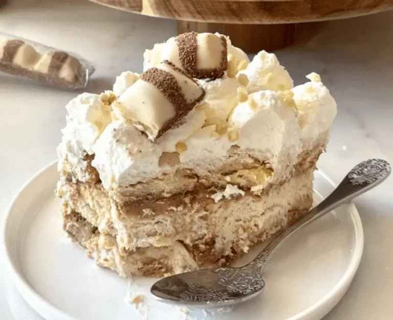 Merveilleux Tiramisu au Kinder Bueno Blanc