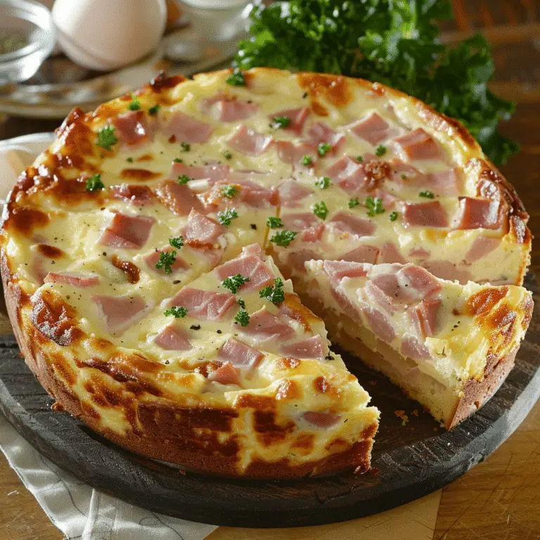 Le Cake Salé Parfait au Jambon et Gruyère