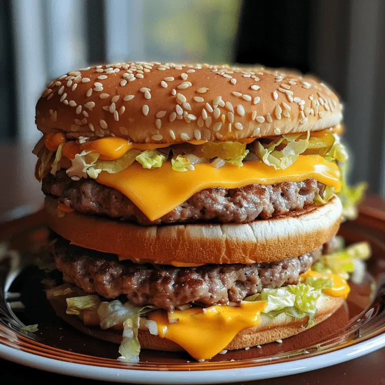 Le Grand Mac Classique à la Maison : Une Recette Réinventée
