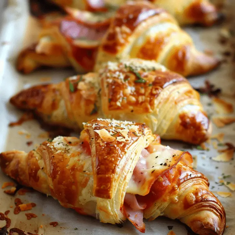 Croissants Façon Pizza : Une Fusion Culinaires Riche en Saveurs