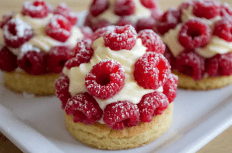 Délices de Sablé Breton aux Framboises