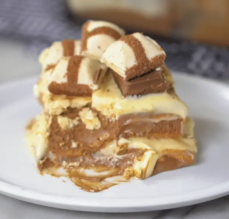 Gâteau façon Tiramisu aux Kinder Bueno