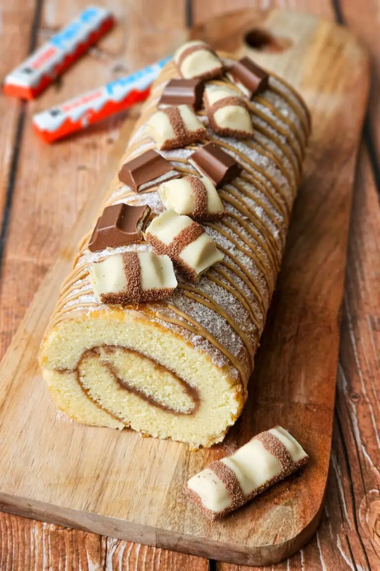 Gâteau Roulé au Kinder: Une Invitation au Voyage Chocolaté