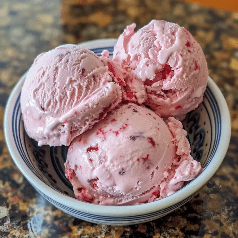 Recette Authentique de Glace à la Fraise et Rhubarbe