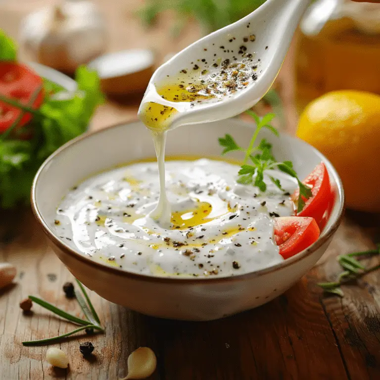 Sauce Légère pour Salades et Crudités 🥗🍴