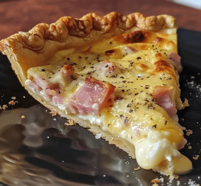 Tarte Jambon Gruyère Savoureuse