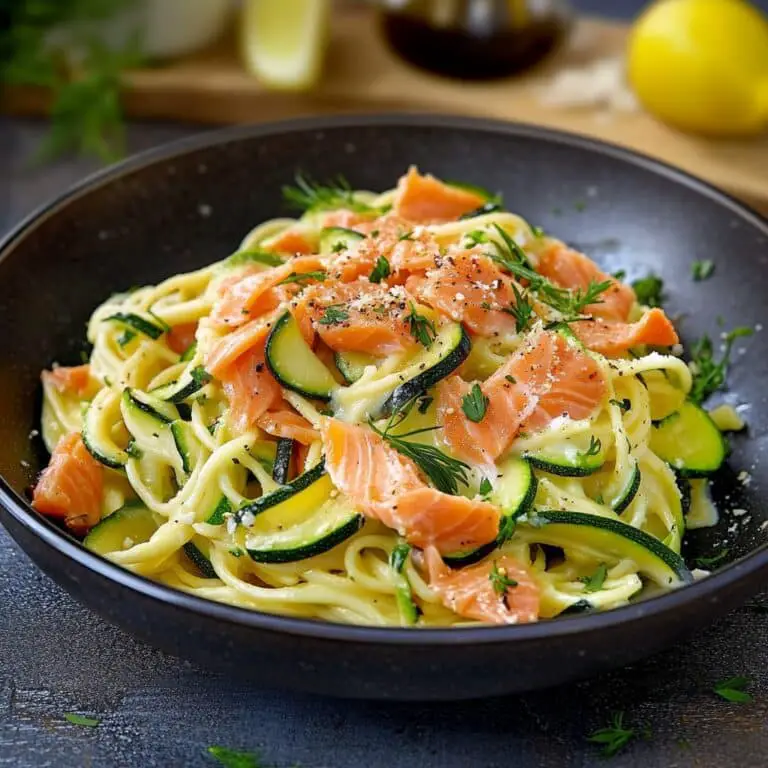 Spaghetti au Saumon Fumé et aux Courgettes : Une Recette Gourmande et Raffinée