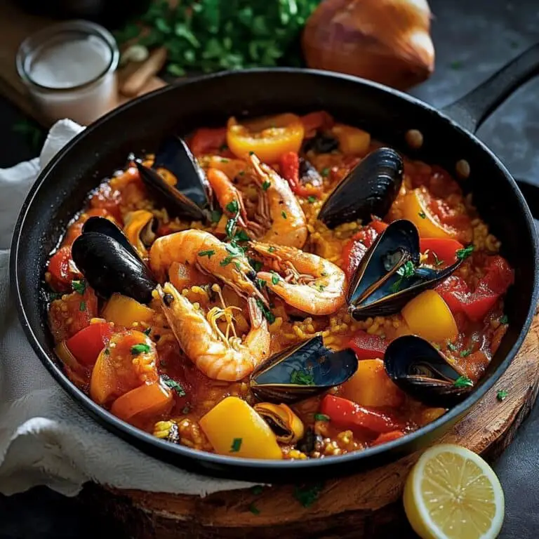 Poêlée Espagnole aux Fruits de Mer
