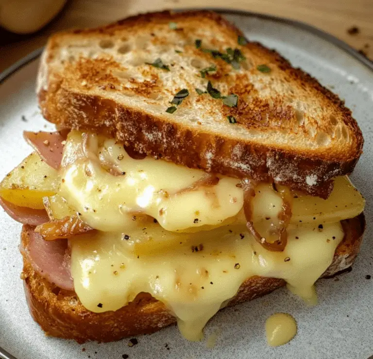Croque Savoyard : Un Sandwich Rustique et Réconfortant