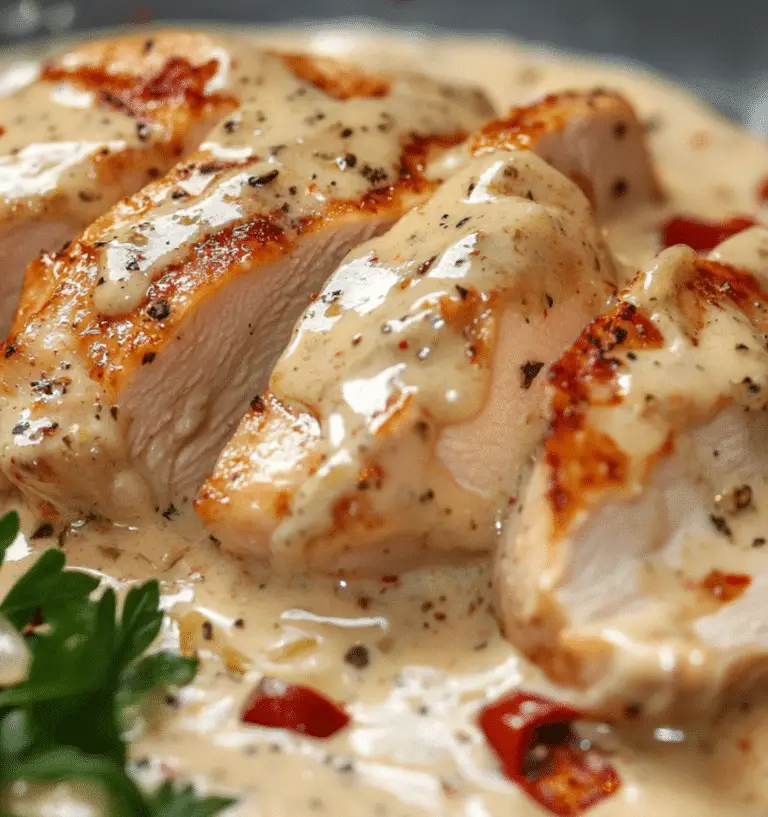 Poulet Sauce Boursin à l’Ail et Fines Herbes : Un Plat Crémeux et Savoureux
