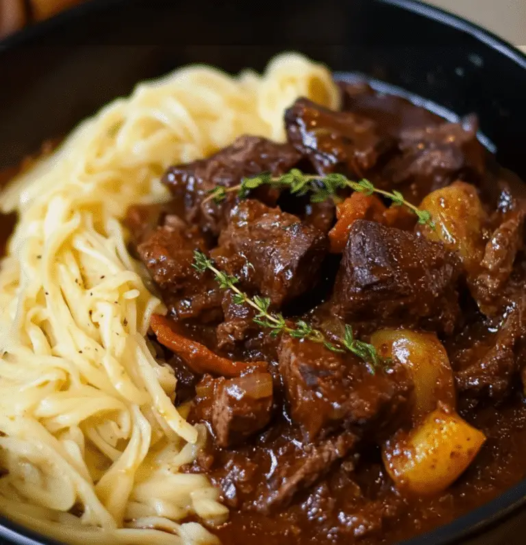 Bœuf Braisé à la Bière et au Chorizo : Un Plat Réconfortant et Plein de Saveurs
