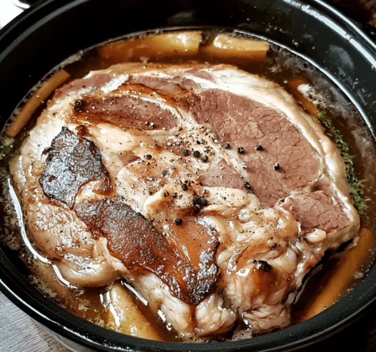 Rouelle de Porc au Bouillon, Façon Jambon Cuit