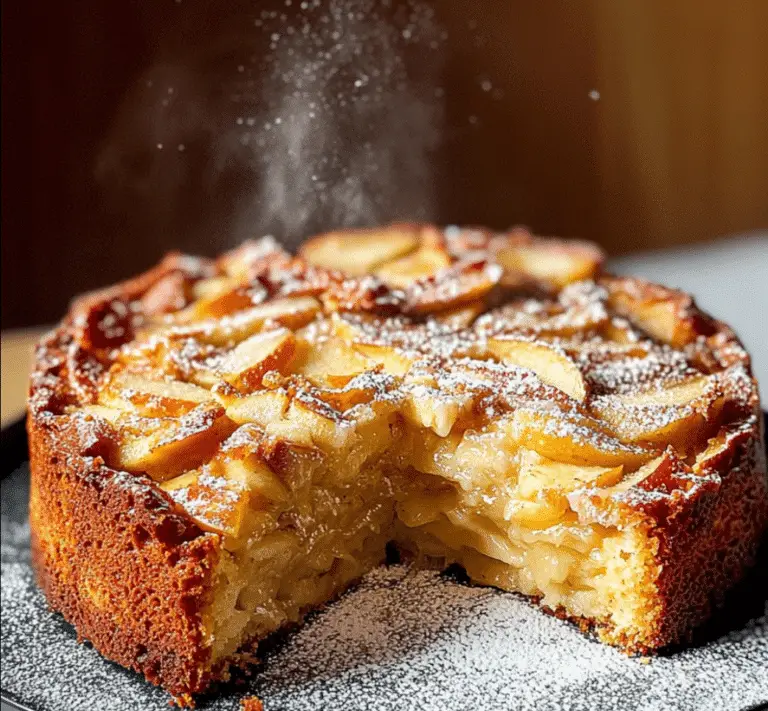 Gâteau Invisible aux Pommes, Légèreté et Fondant