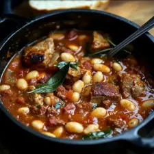 Cocotte de Porc au Chorizo et Haricots Blancs 🥘-image