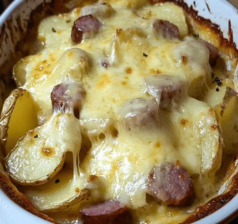 Morbiflette à la Saucisse de Morteau : Un Plat Fromager Réconfortant 🧀🥔