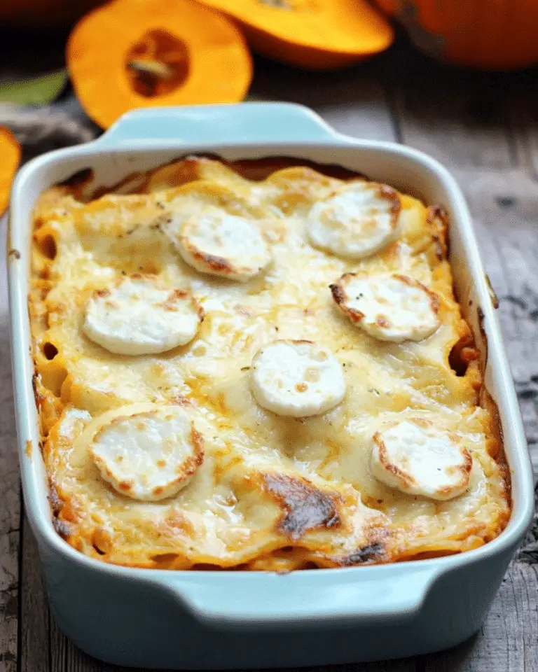 Lasagnes au Potimarron et Chèvre Fondant : Un Délice Automnal Réconfortant 🧡🧀