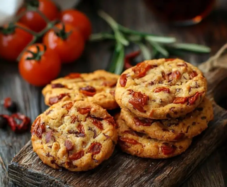 Cookies Salés Tomates Séchées et Chorizo : Parfaits pour l’Apéro 🍅🌶
