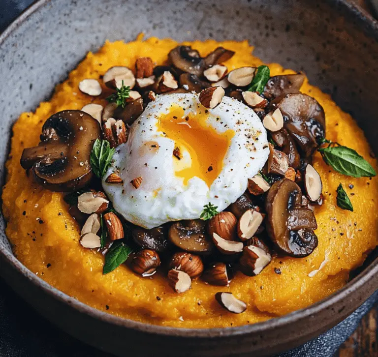 Winter Bowl à la Courge Butternut et Champignons 🍂🍄 : Un Repas Végétarien Réconfortant
