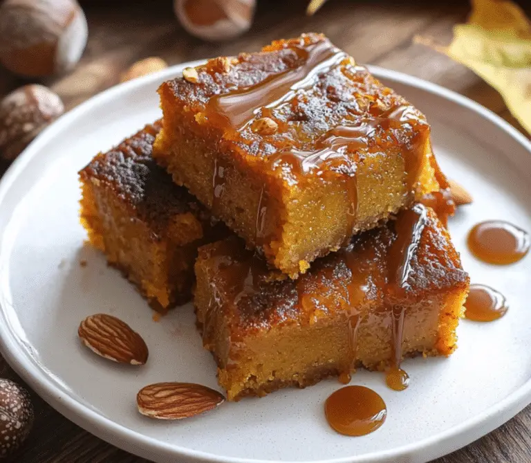 Gâteau Fondant d’Automne à la Courge, Amandes, Noisettes et Cannelle 🍂🍰 (Sans Beurre)